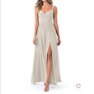 Azazie Chanel Gown - Frost